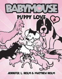 Book cover for Babymouse #8: Puppy Love