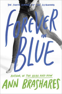 Cover of Forever in Blue: The Fourth Summer of the Sisterhood cover
