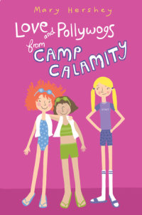Book cover for Love and Pollywogs from Camp Calamity