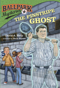 Cover of Ballpark Mysteries #2: The Pinstripe Ghost cover