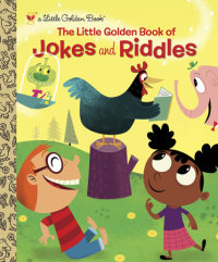 Book cover for The Little Golden Book of Jokes and Riddles