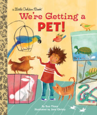 Book cover for We\'re Getting a Pet!