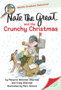 Cover of Nate the Great and the Crunchy Christmas cover