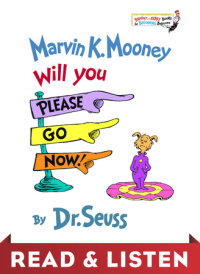 Cover of Marvin K. Mooney Will You Please Go Now! cover