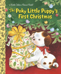 Book cover for The Poky Little Puppy\'s First Christmas