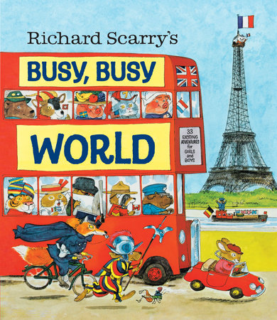 Richard Scarry's Busiest Firefighters Ever! (Little Golden Book)  (Hardcover)