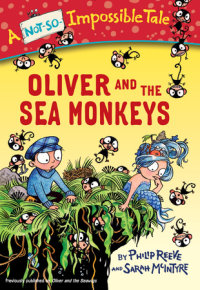 Book cover for Oliver and the Sea Monkeys