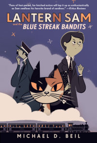 Book cover for Lantern Sam and the Blue Streak Bandits