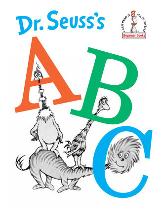 Caderno Espiral Padrão ABC do Dr. Seuss com palavras