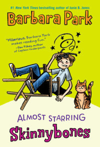 Book cover for Almost Starring Skinnybones