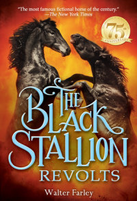 Book cover for The Black Stallion Revolts