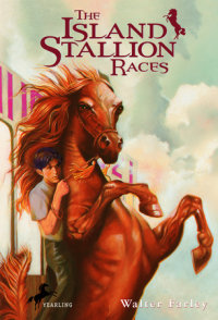 Book cover for The Island Stallion Races