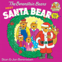 Book cover for The Berenstain Bears Meet Santa Bear
