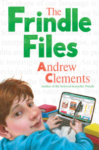 Book cover for The Frindle Files