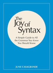 The Joy of Syntax 