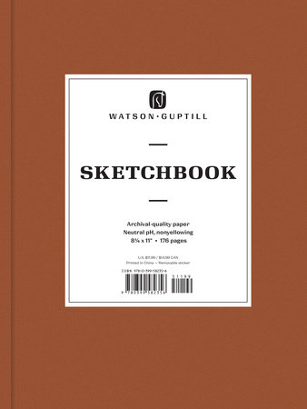 Large Sketchbook (Chestnut Brown) by Watson-Guptill: 9780399582356 |  : Books