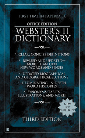 Webster S Ii Dictionary By Houghton Mifflin Co 9780425204085 Penguinrandomhouse Com Books