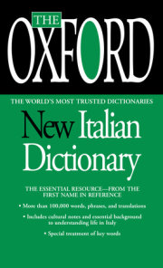 The Oxford New Italian Dictionary 