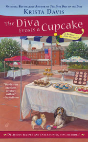 The Diva Frosts a Cupcake 