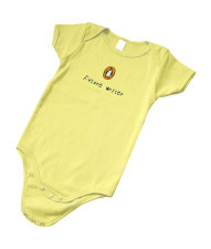 Onesie: Future Writer (6-12 mos) Yellow