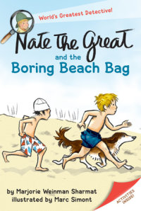 Book cover for Nate the Great and the Boring Beach Bag