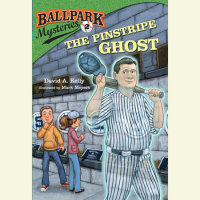 Cover of Ballpark Mysteries #2: The Pinstripe Ghost cover