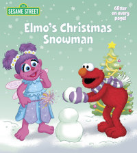 Book cover for Elmo\'s Christmas Snowman (Sesame Street)
