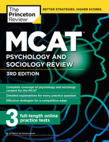 MCAT Psychology and Sociology Review, 3rd Edition