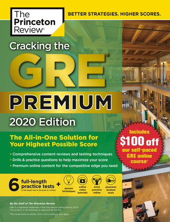 Cracking The Gre Premium Edition With 6 Practice Tests