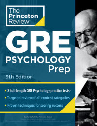Book cover for Princeton Review GRE Psychology Prep, 9th Edition