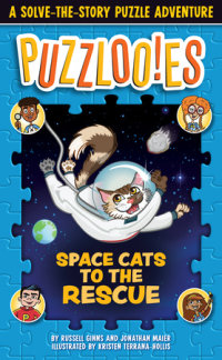 Book cover for Puzzlooies! Space Cats to the Rescue