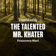 The Talented Mr. Khater 