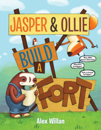 Book cover for Jasper & Ollie Build a Fort