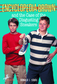 Book cover for Encyclopedia Brown and the Case of the Disgusting Sneakers