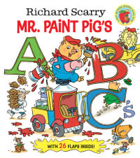 Book cover for Richard Scarry Mr. Paint Pig\'s ABC\'s