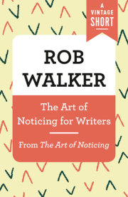 The Art of Noticing for Writers 