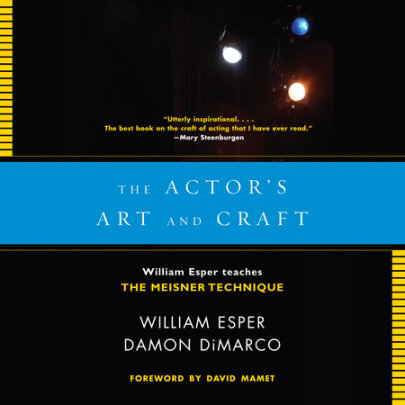 The Actor's Art and Craft Cover