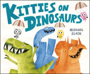 Kitties on Dinosaurs