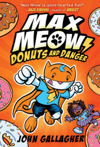 Book cover for Max Meow Book 2: Donuts and Danger