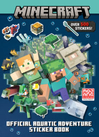 Cover of Minecraft Official Aquatic Adventure Sticker Book (Minecraft)
