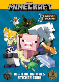 Cover of Minecraft Official Animals Sticker Book (Minecraft)