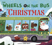 Book cover for The Wheels on the Bus at Christmas