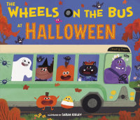 Book cover for The Wheels on the Bus at Halloween