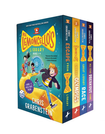 Mr Lemoncello S Library Books 1 4 Boxed Set By Chris Grabenstein 9780593175507 Penguinrandomhouse Com Books