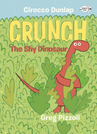 Book cover for Crunch the Shy Dinosaur