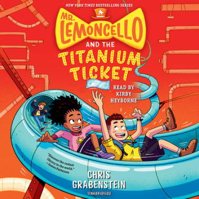 Mr. Lemoncello and the Titanium Ticket Cover