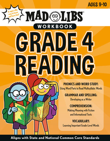 Mad Libs Workbook: Grade 4 Reading by Wiley Blevins, Mad Libs:  9780593222843