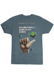 The Hitchhiker's Guide to the Galaxy (Indigo) Unisex T-Shirt Large