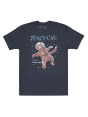 Space Cat Unisex T-Shirt X-Small 