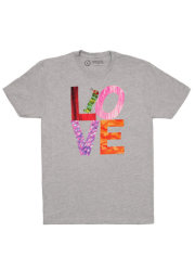 World of Eric Carle: Love from The Very Hungry Caterpillar Gray Unisex T-Shirt X -Small 